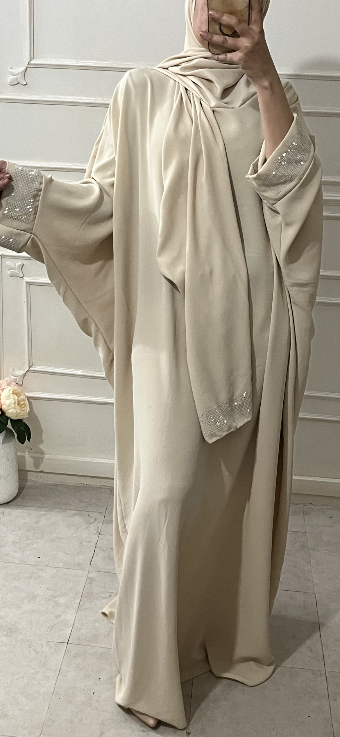 ABAYA SYRA BEIGE