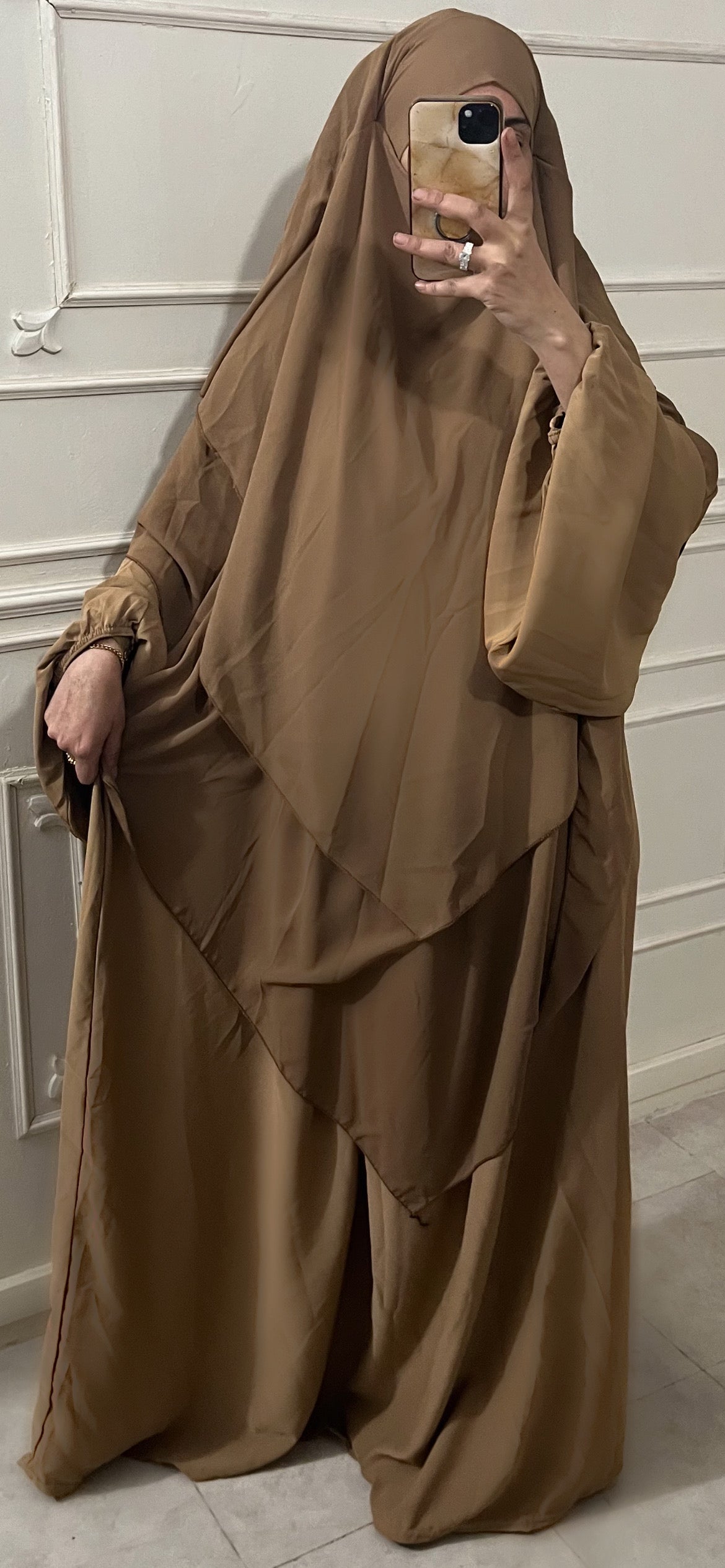 ABAYA AND KHIMAR RUSSIAN SET