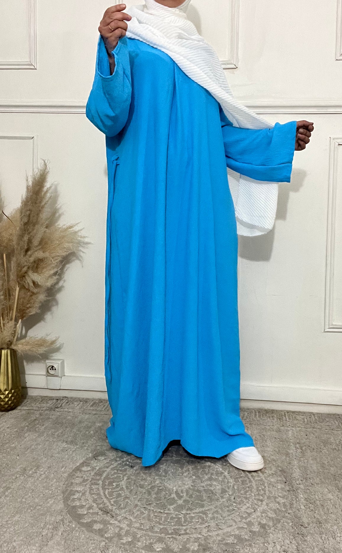 turquoise abaya