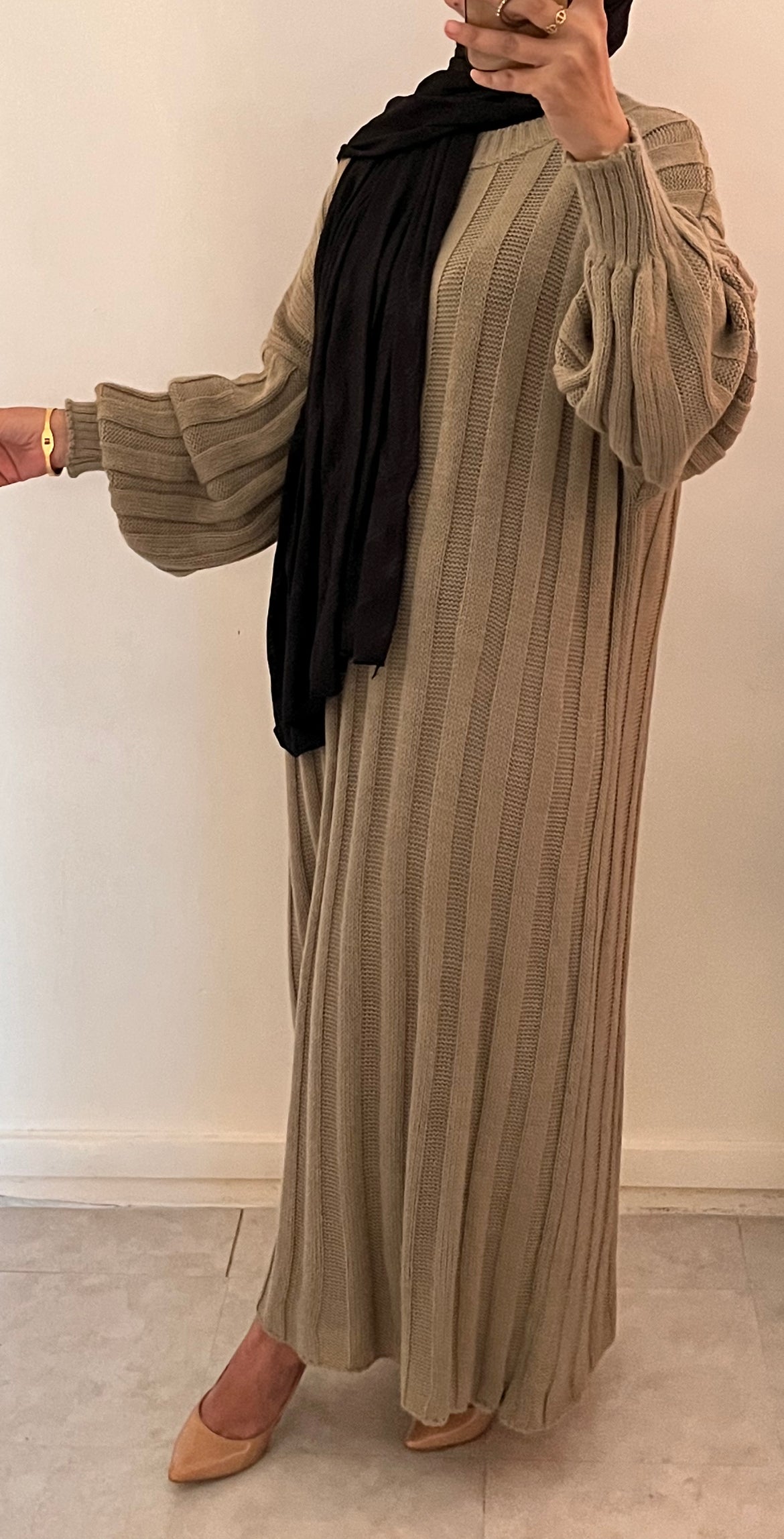 ABAYA TAMAR TAUPE