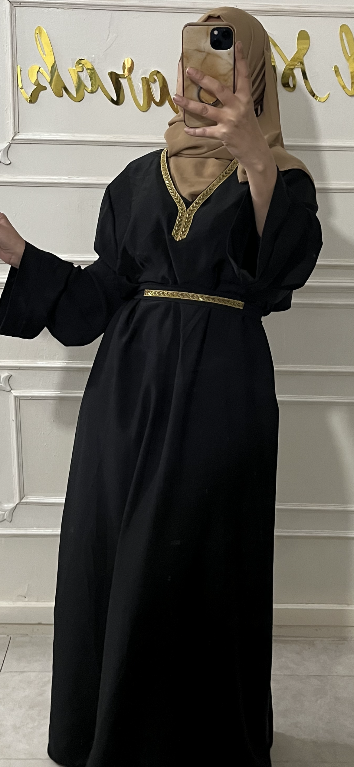 ABAYA NOUHA NOIR