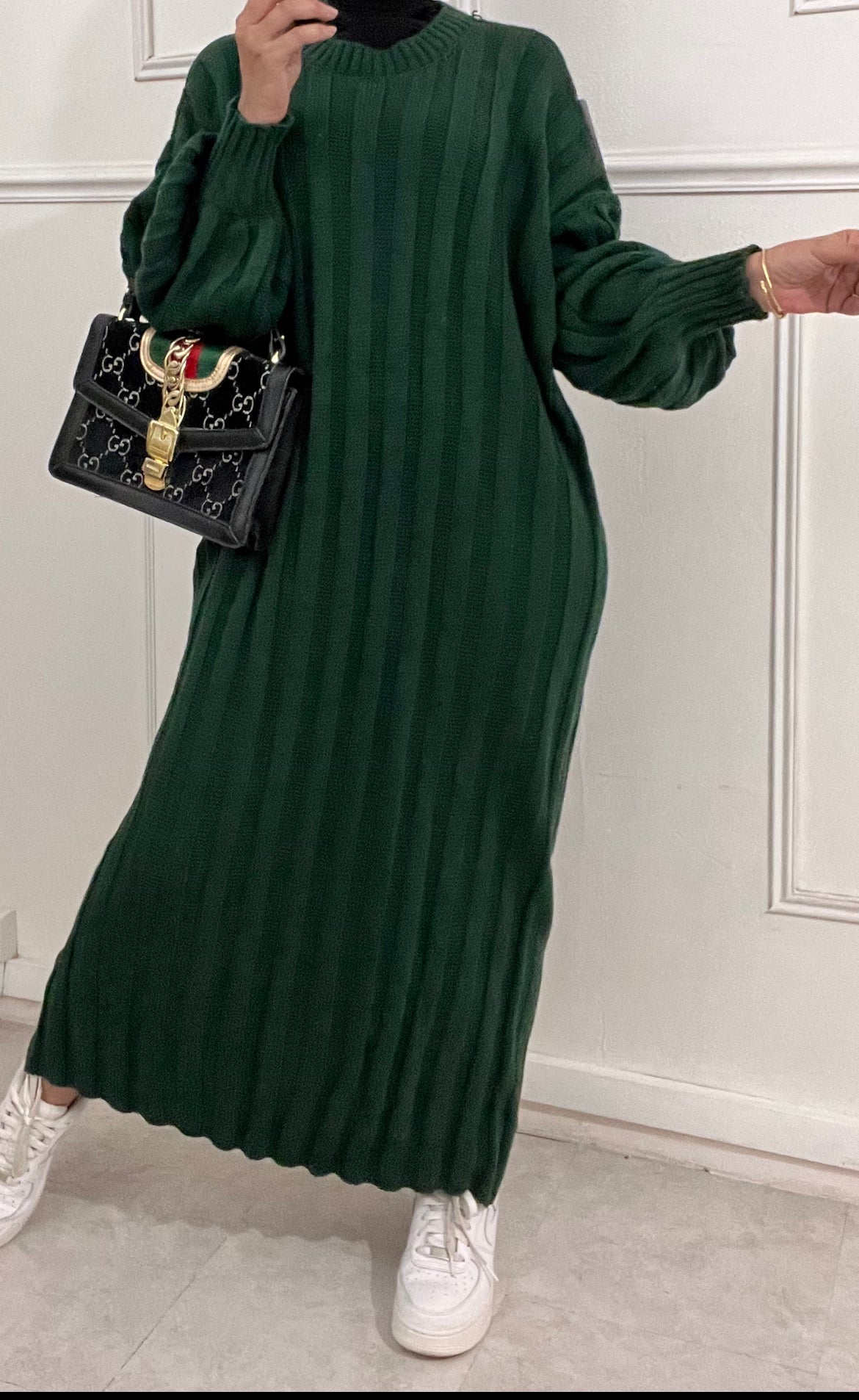 ABAYA TAMAR VERT