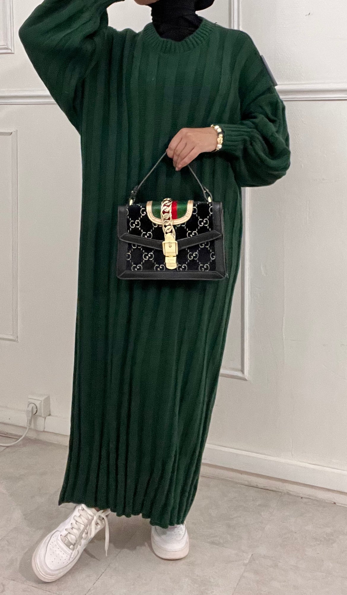 ABAYA TAMAR VERT