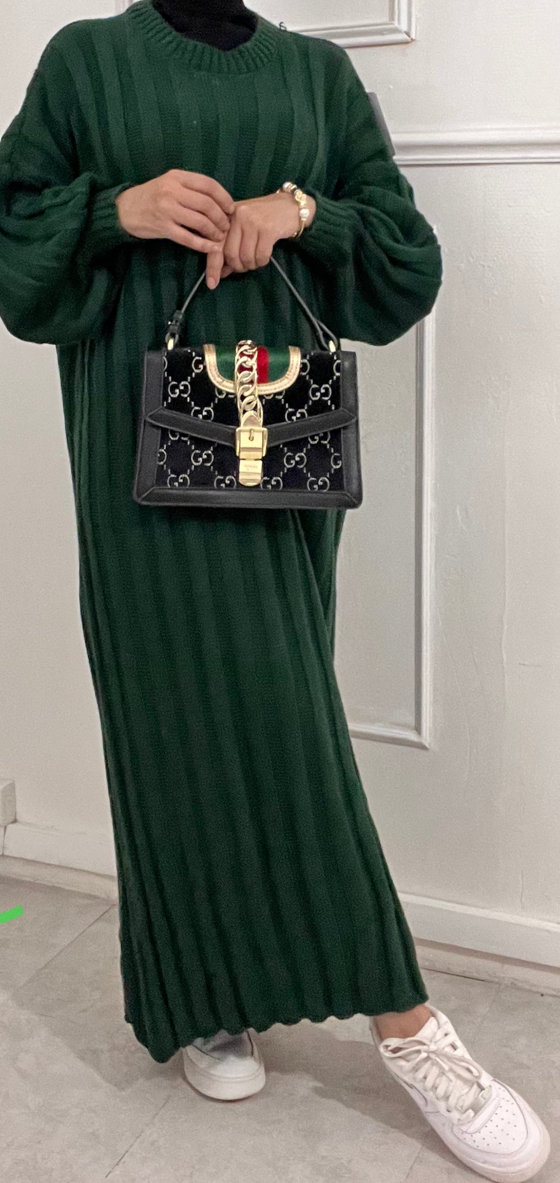 ABAYA TAMAR VERT