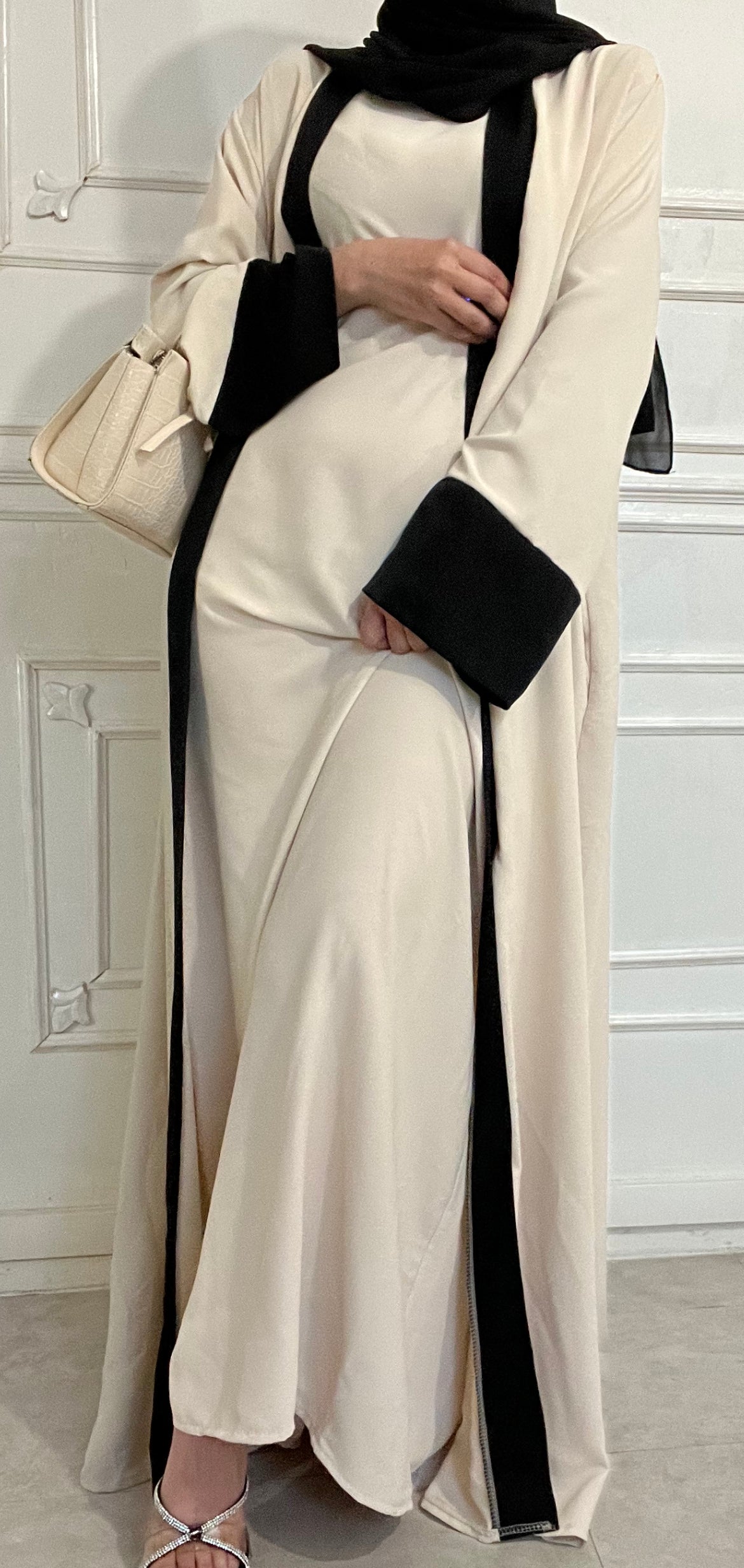 ABAYA KIMONO NIDA BEIGE