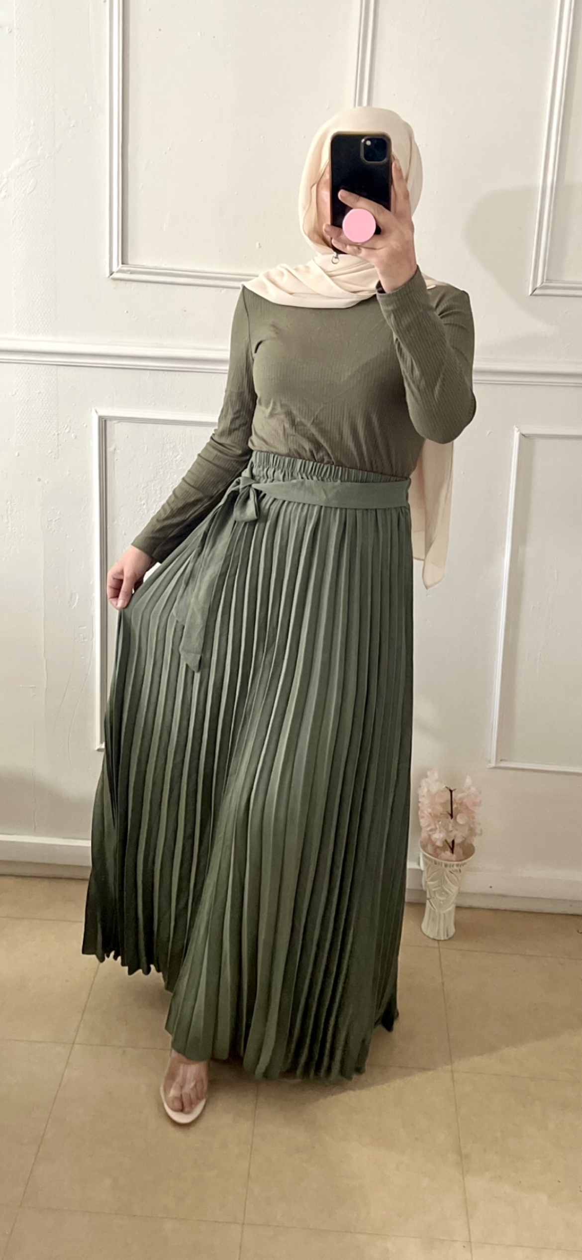 TURK pleated skirt