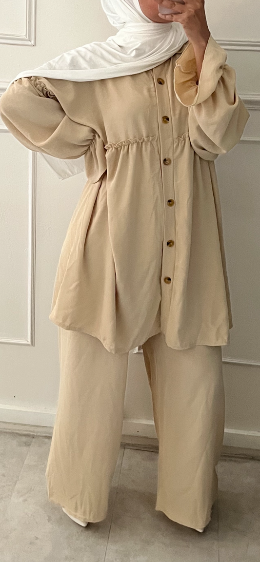 BEIGE FROUEL SET