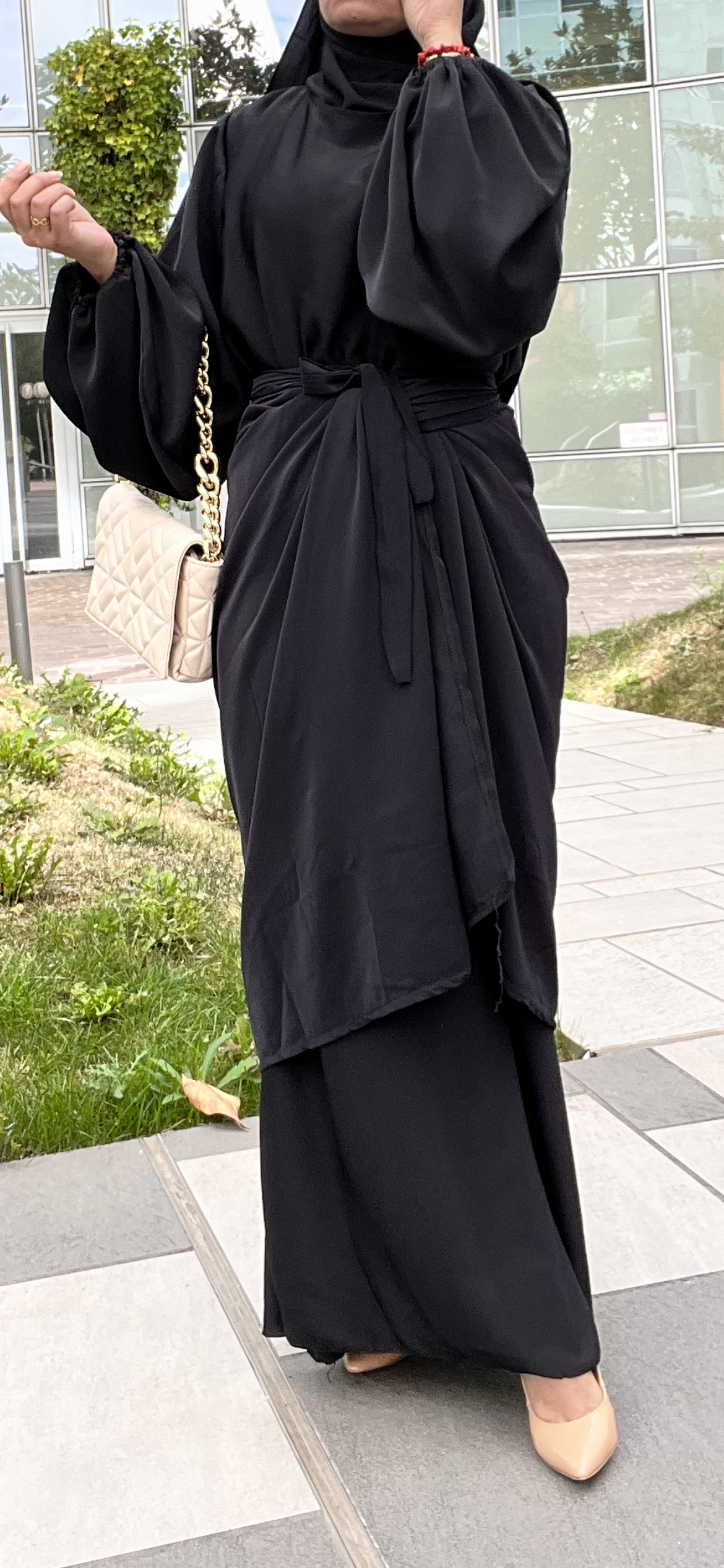 ABAYA DROOP NOIR