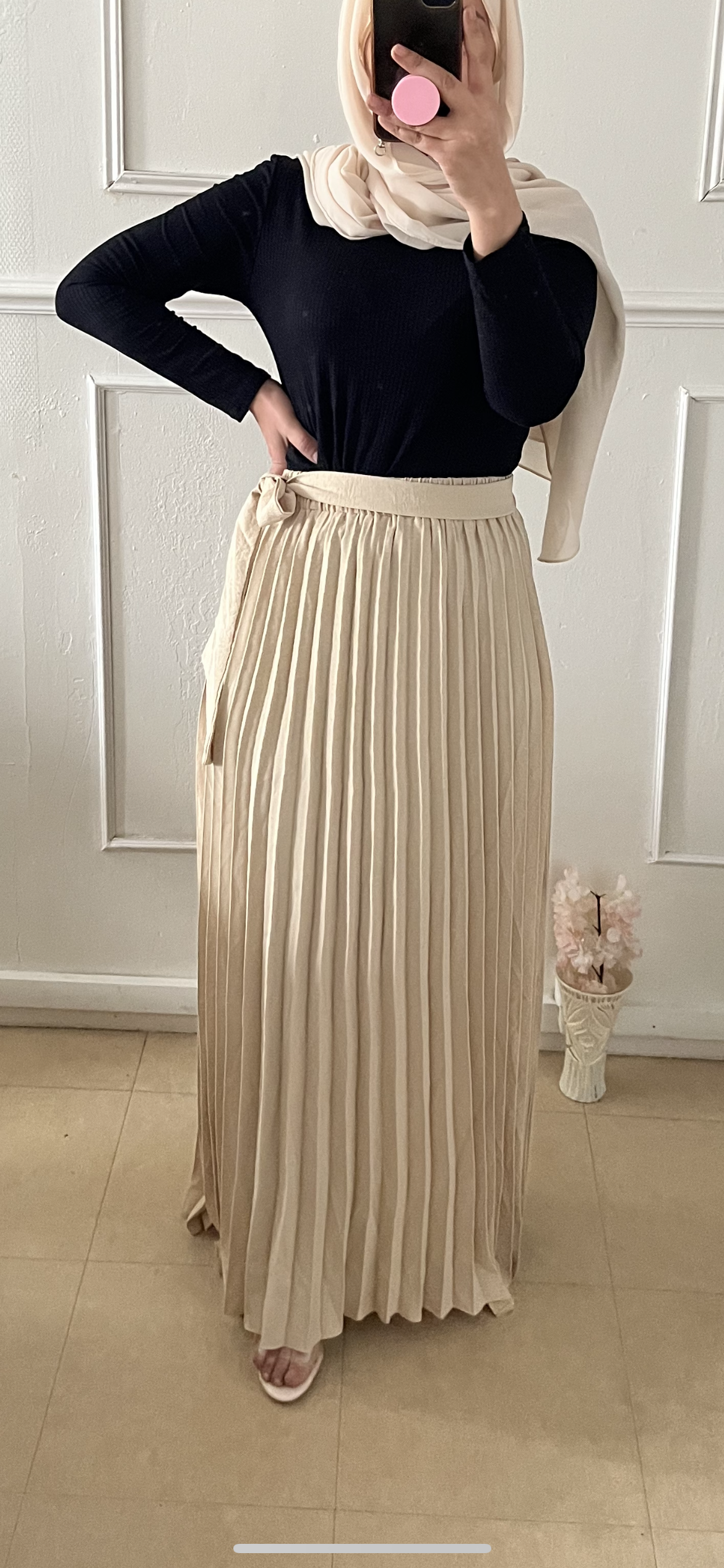 TURK pleated skirt