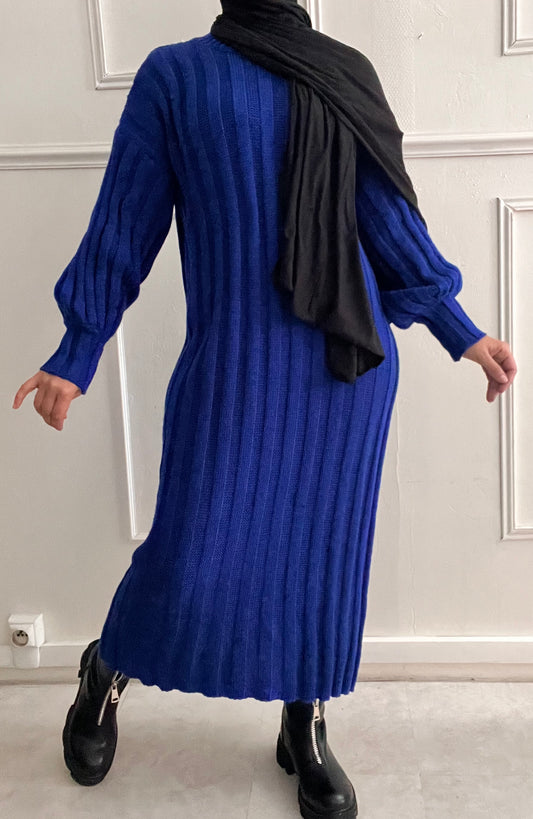 ABAYA TAMAR BLEU ROI