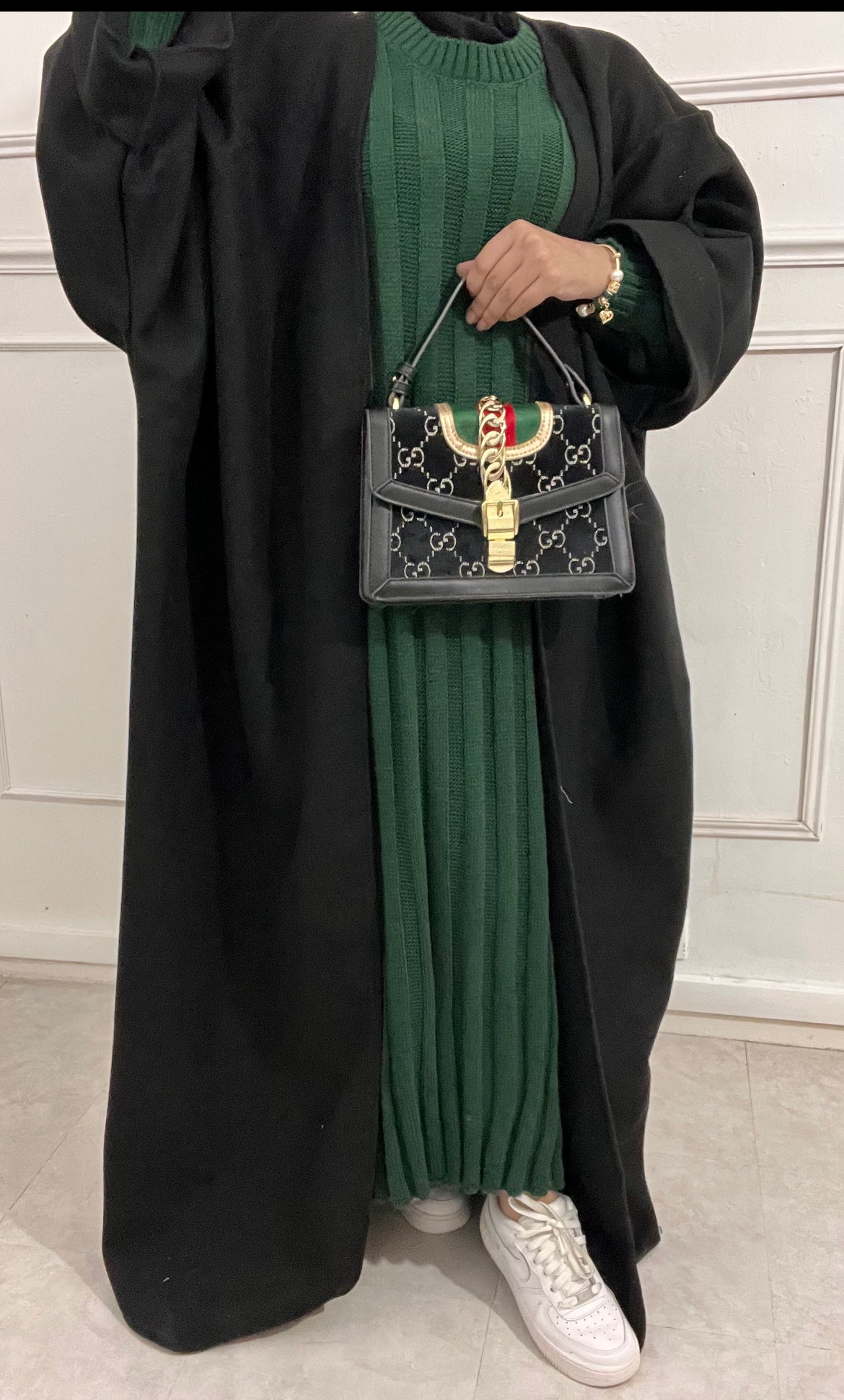 ABAYA TAMAR VERT