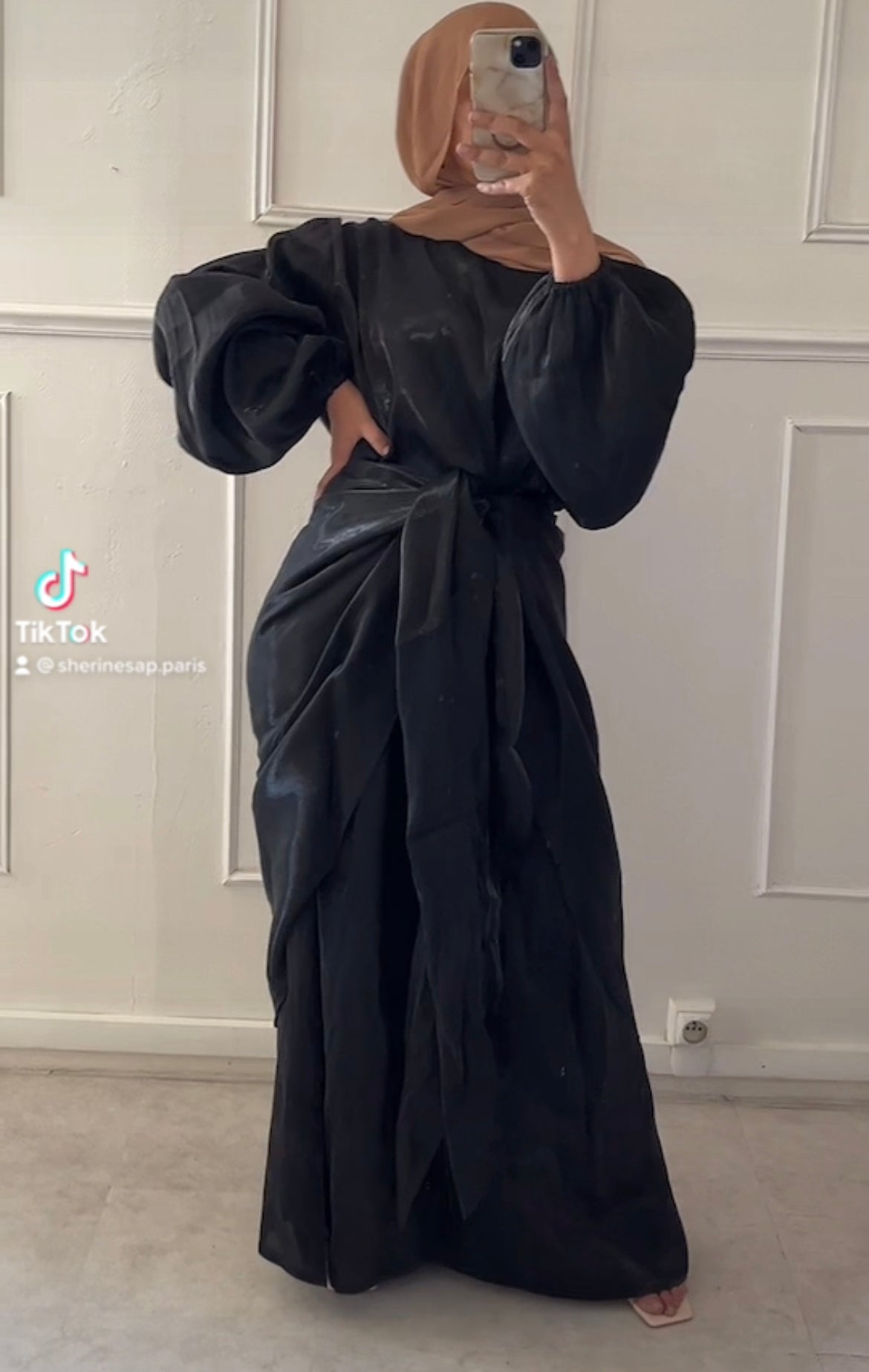 draped abaya KOMY