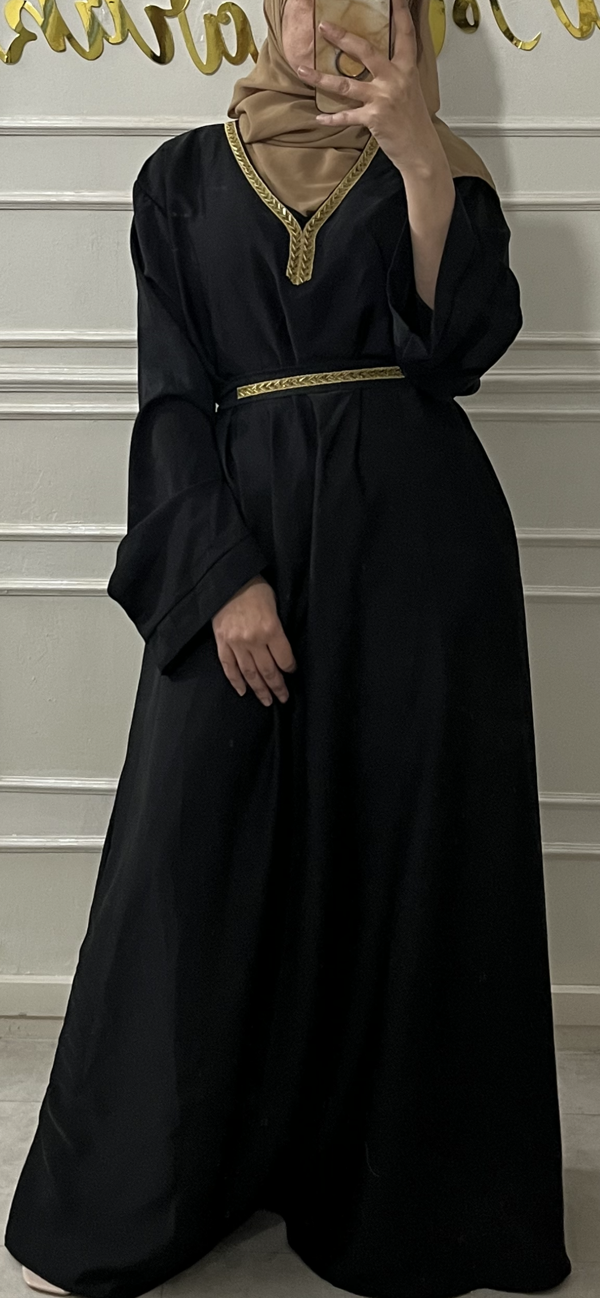 ABAYA NOUHA NOIR