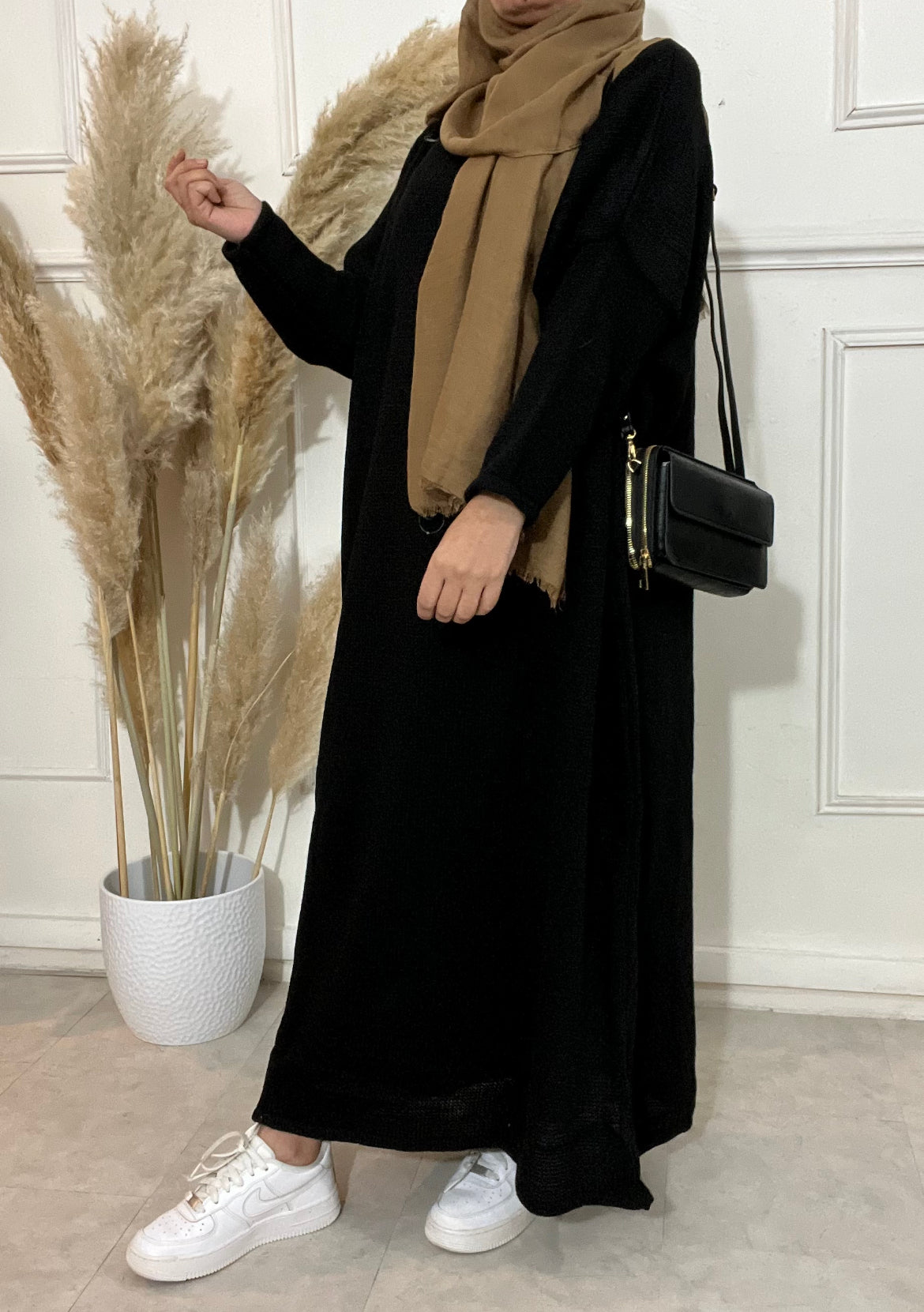 ABAYA PULL SOFY NOIR