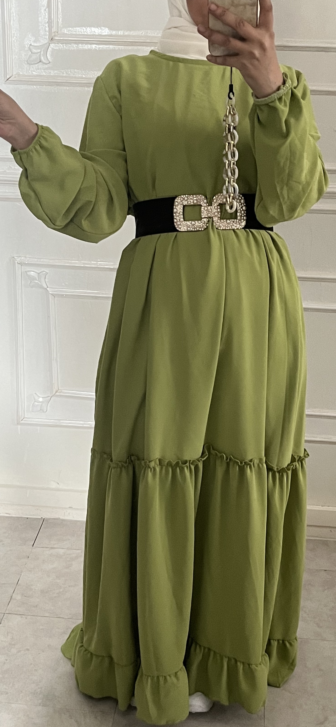 ROBE BOHÈME OLIVE