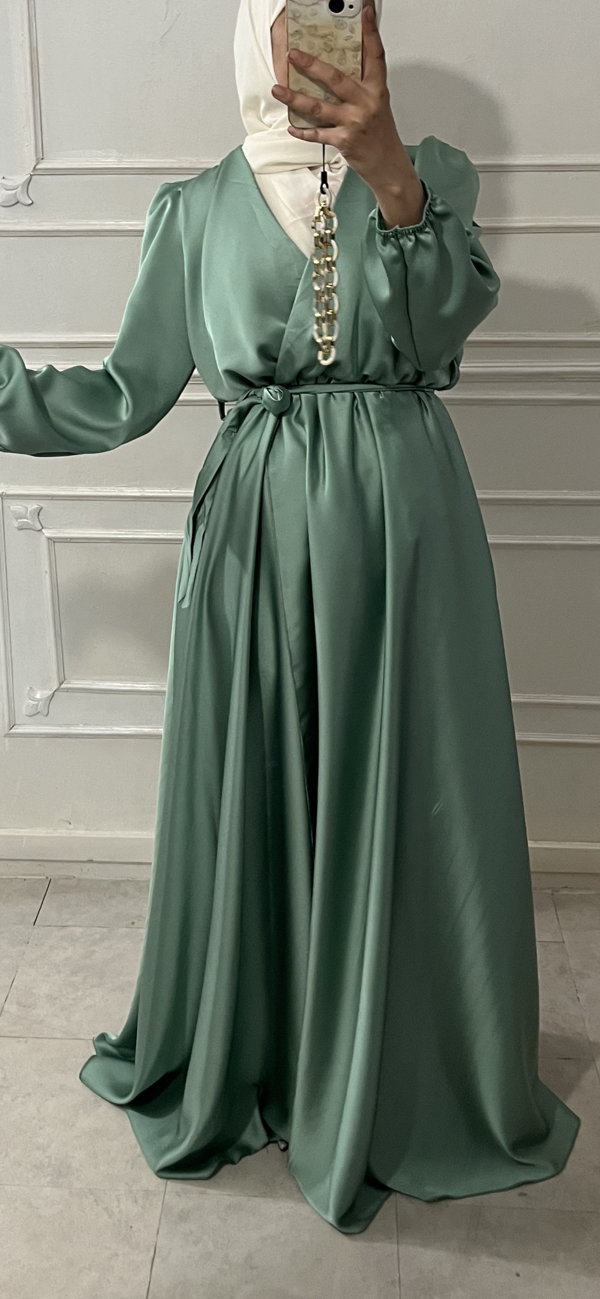 HONA DRESS green