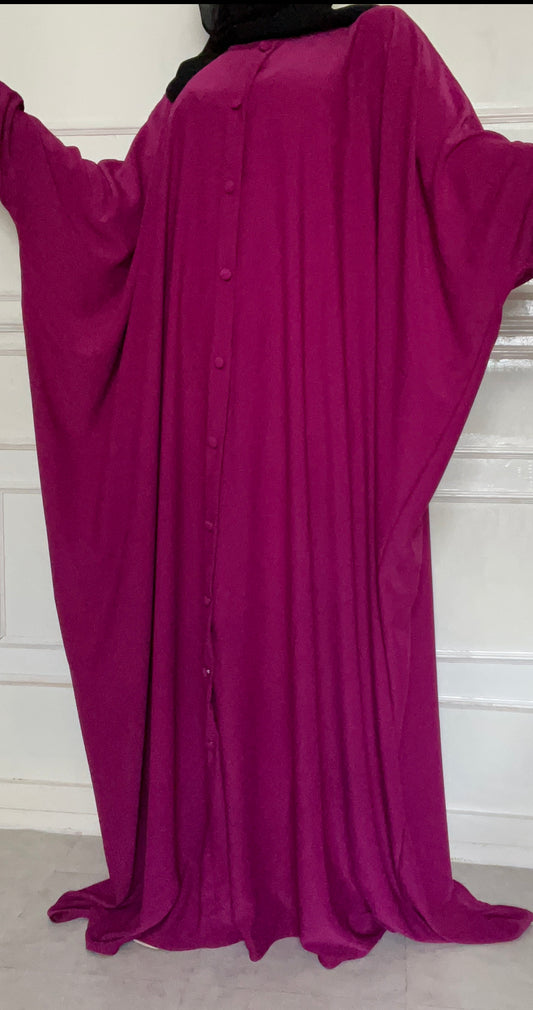 ABAYA AMYR PLUM