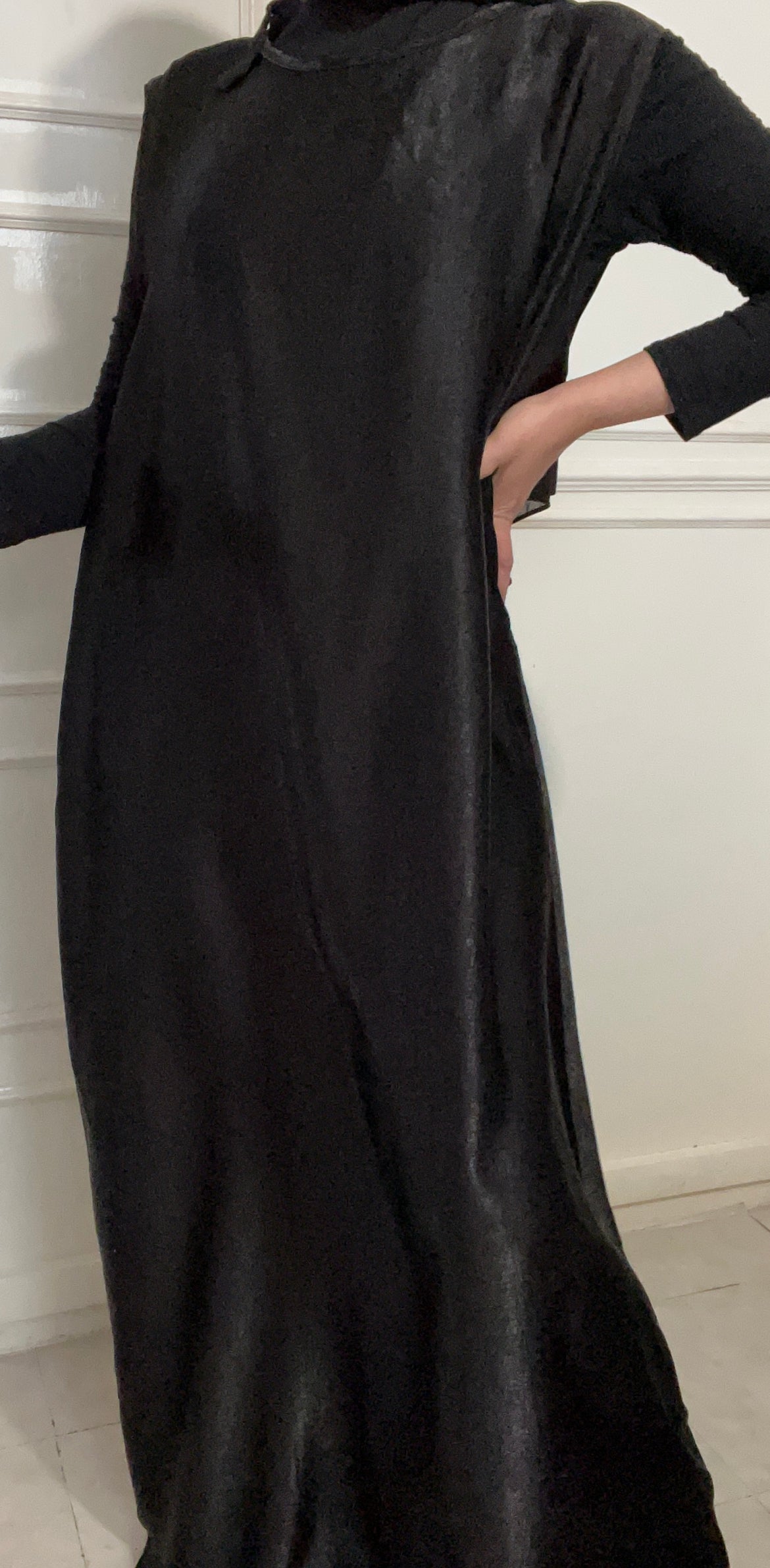 ABAYA JIWAD 2 piece black