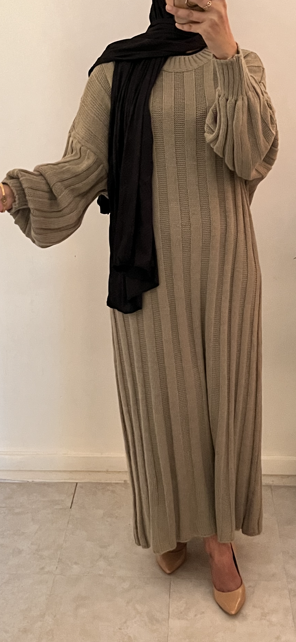 ABAYA TAMAR TAUPE