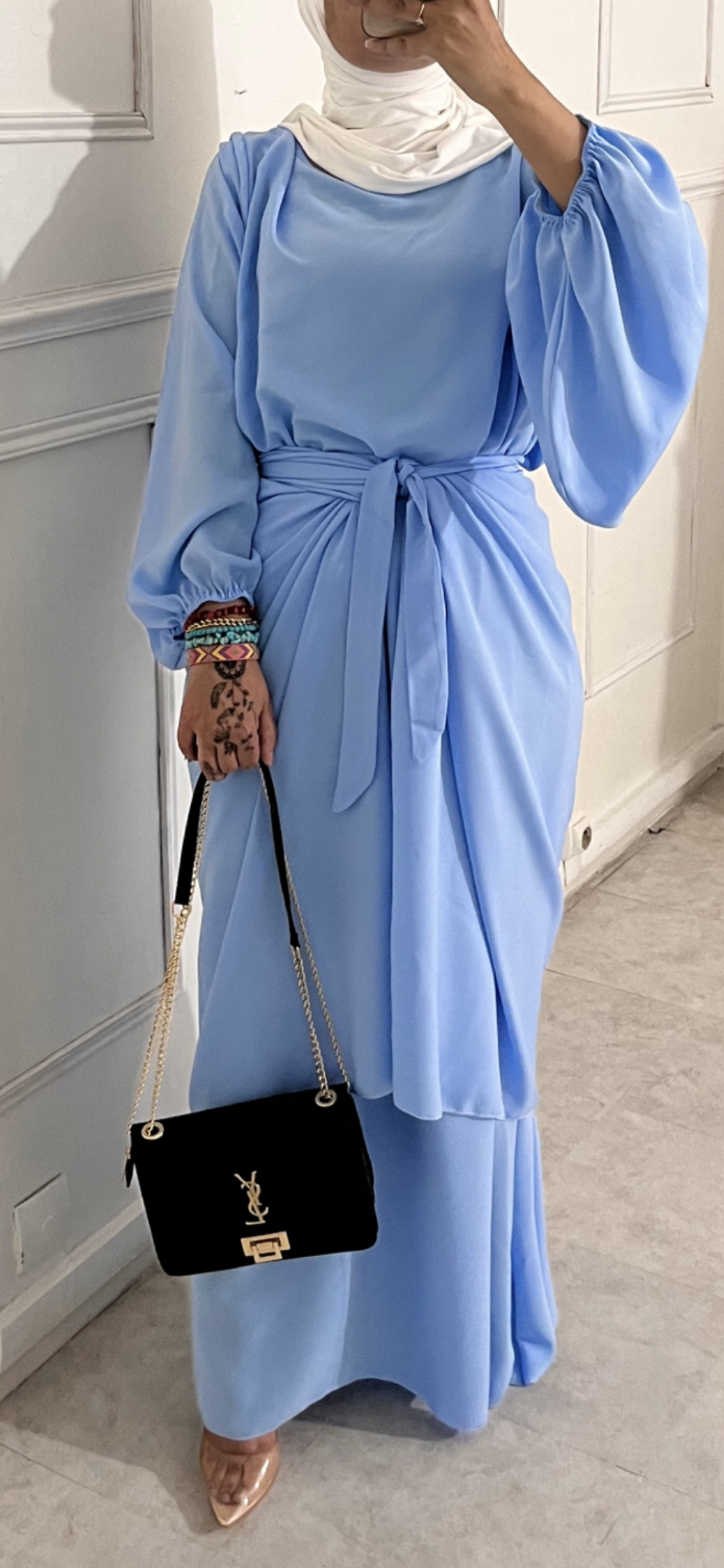 ABAYA DROOP BLUE