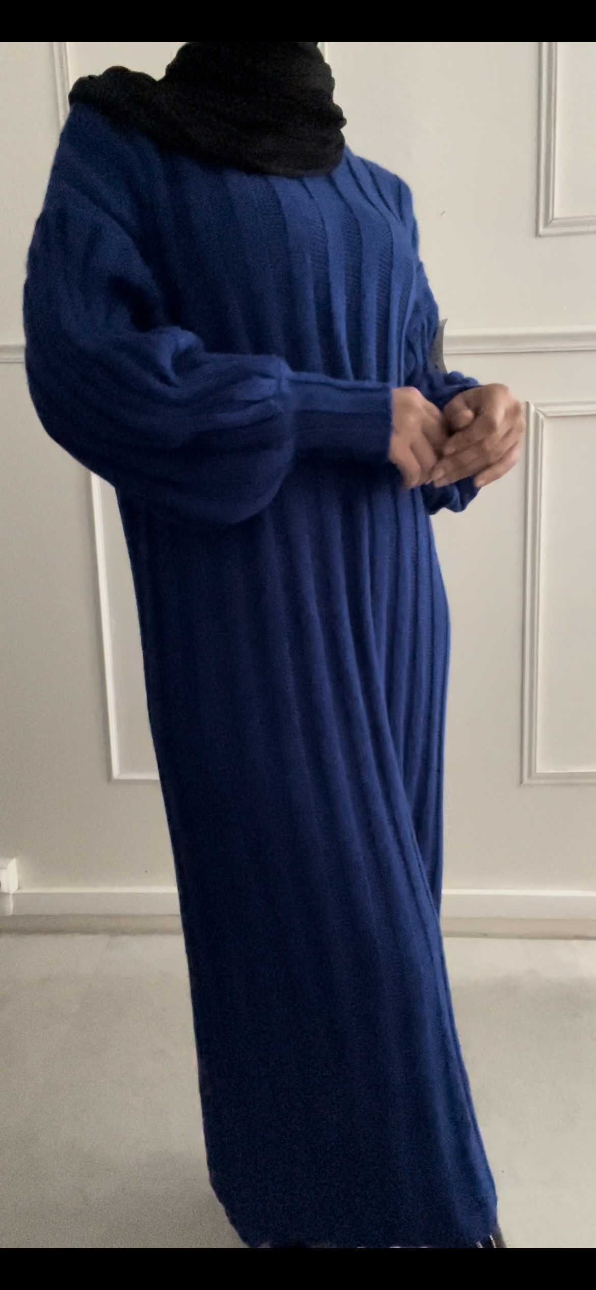 ABAYA TAMAR BLEU ROI