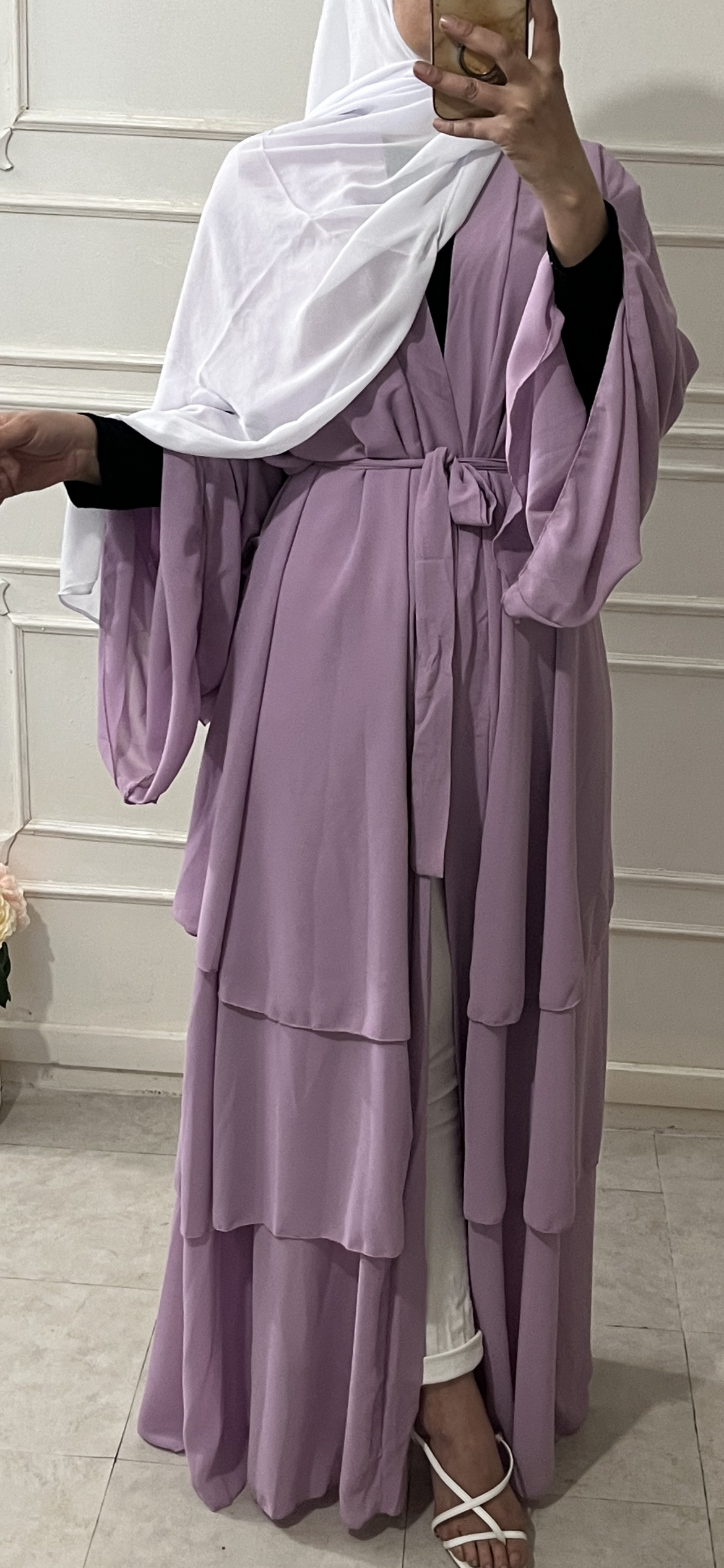 ABAYA KIMONO NEYLA LILAS