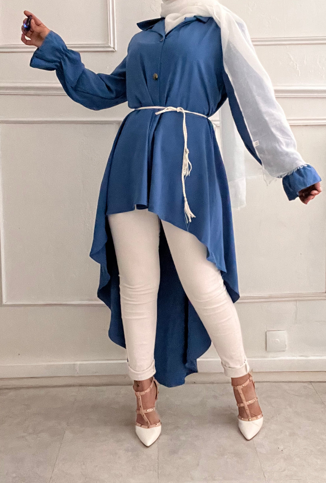 CAFTAN TUNIC blue