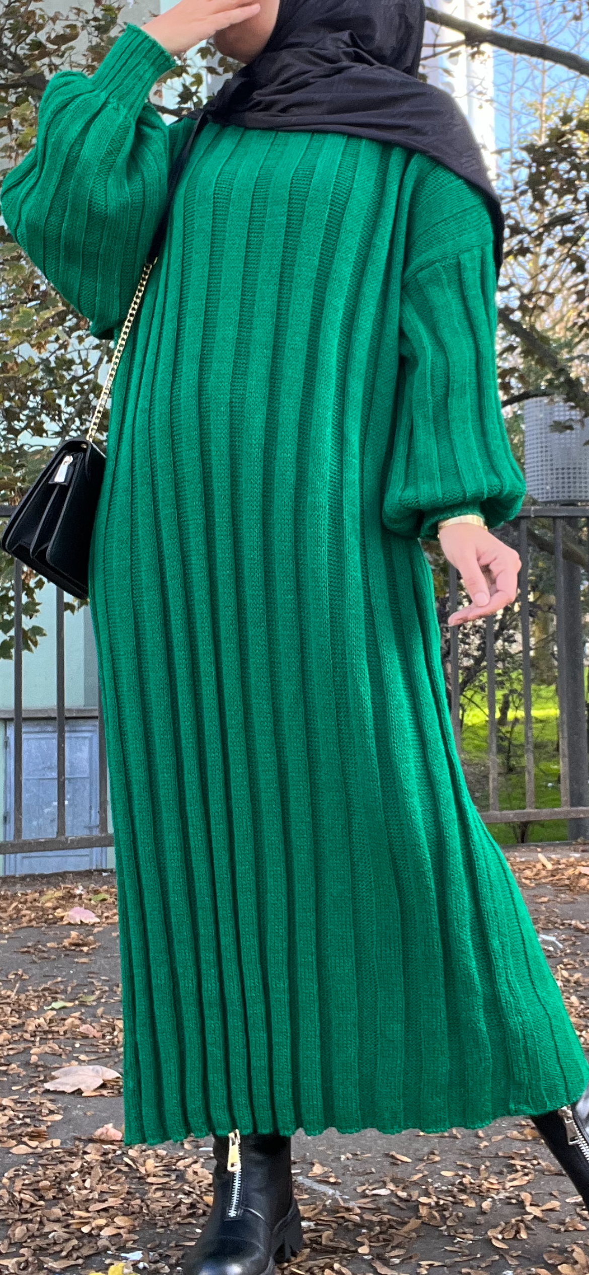 ABAYA TAMAR VERT