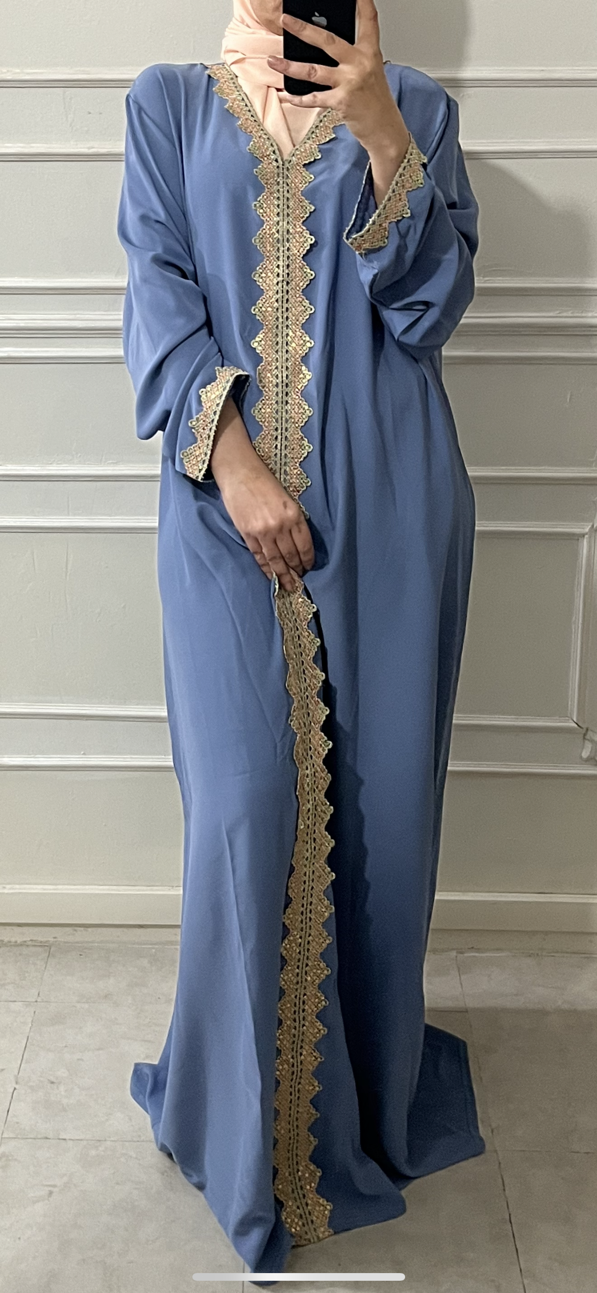 ORIENTAL BLUE CAFTAN