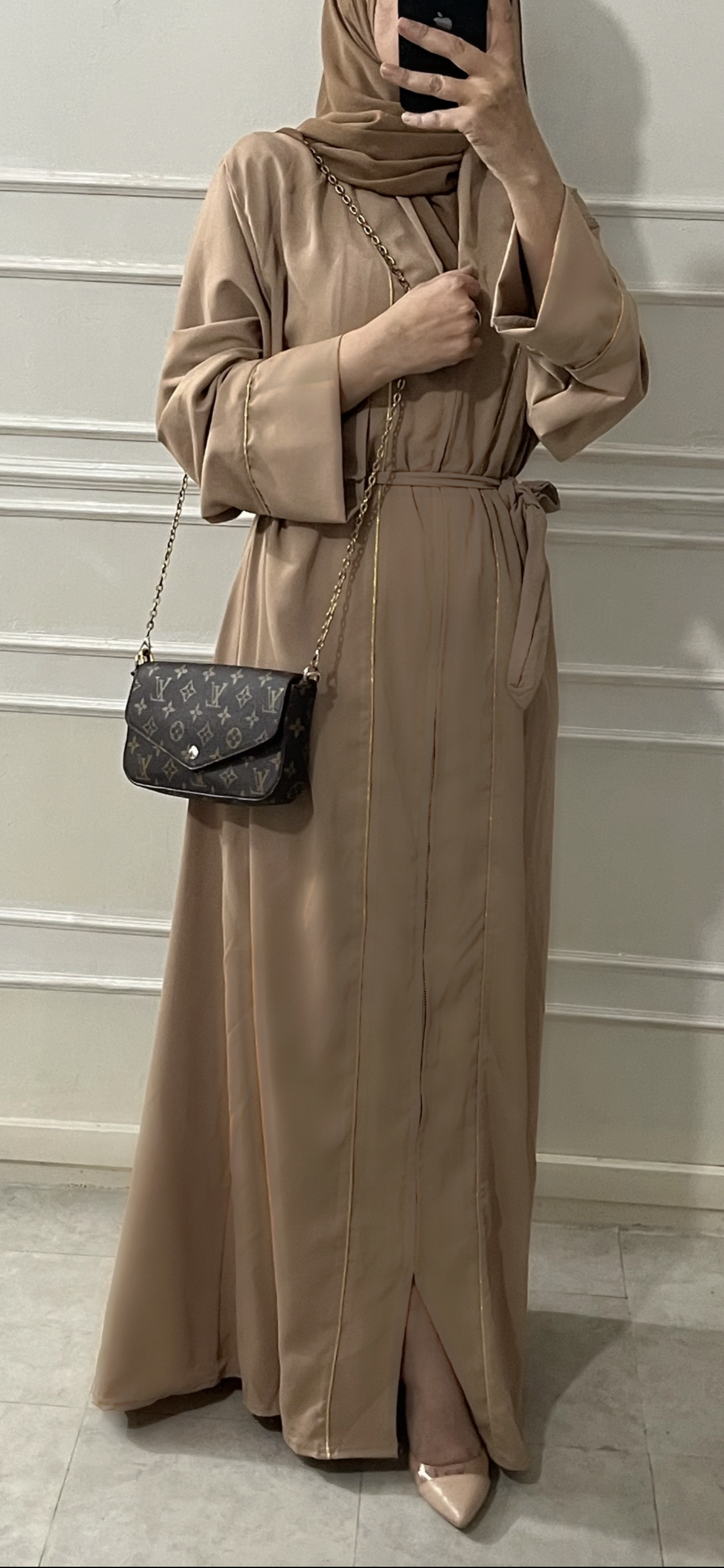 MYRALE ZIP KAMEL ABAYA