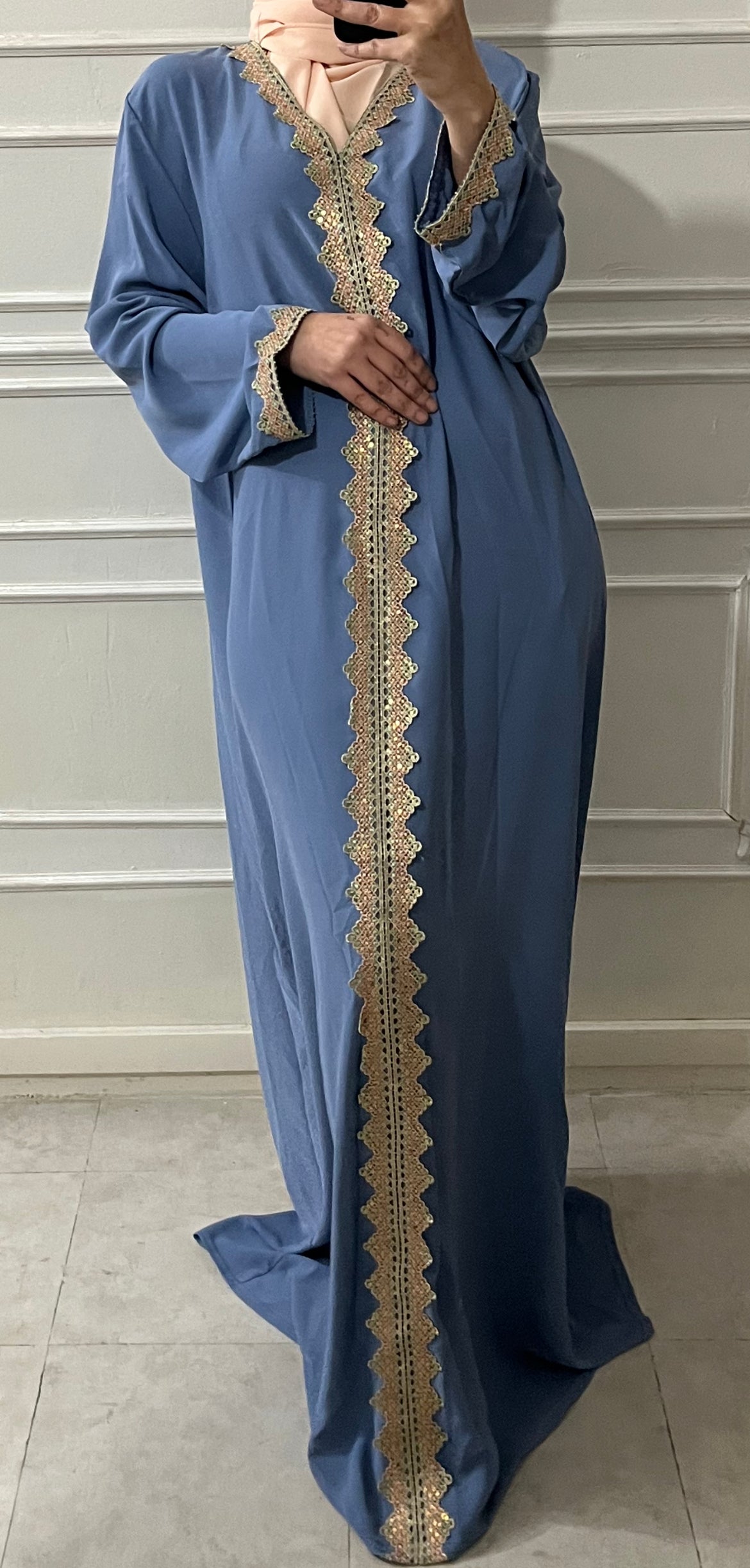 ORIENTAL BLUE CAFTAN