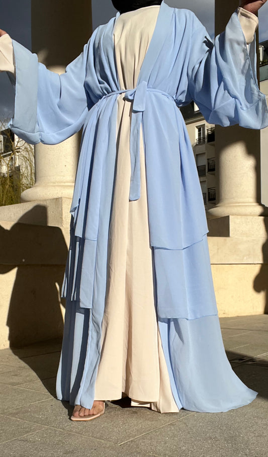 ABAYA KIMONO NEYLA BLeu