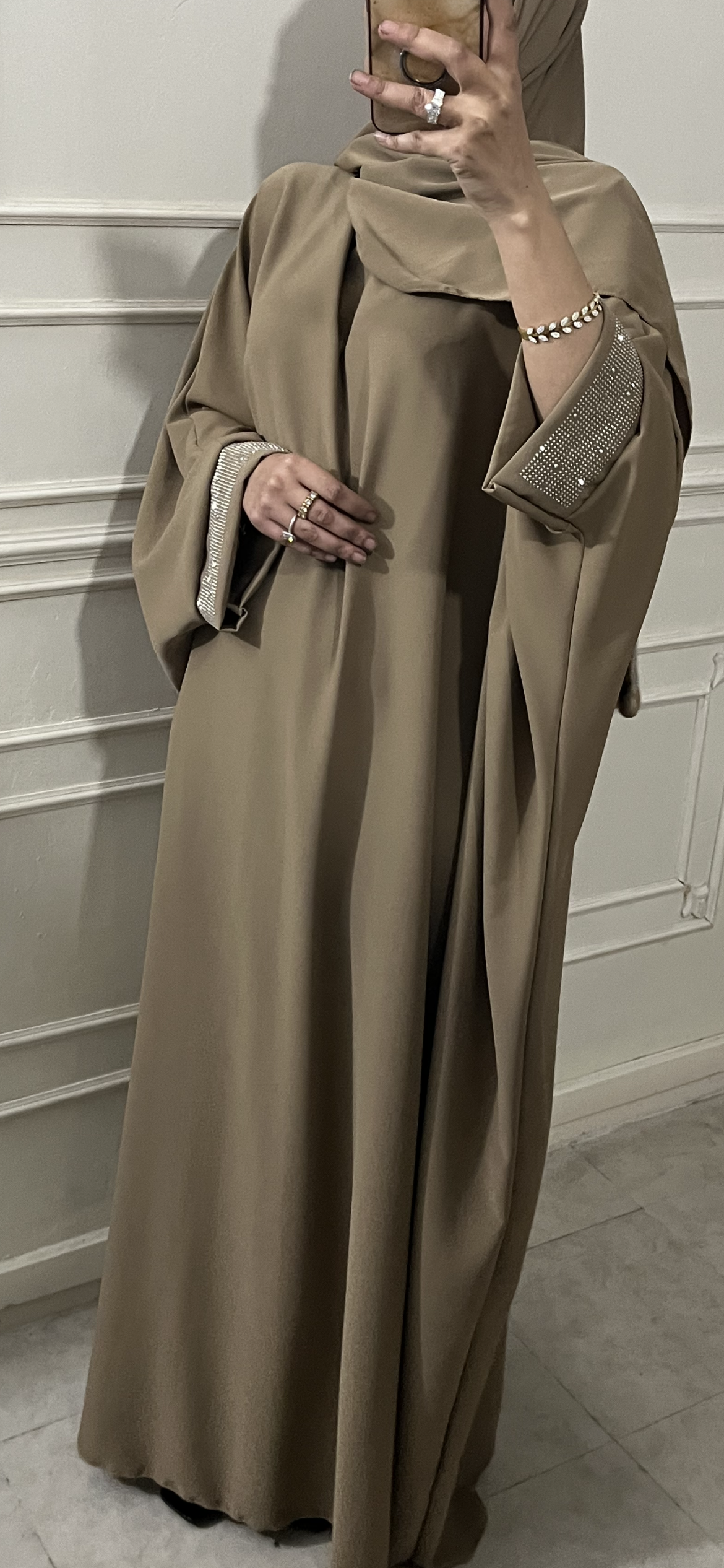 ABAYA SYRIENNE TAUPE