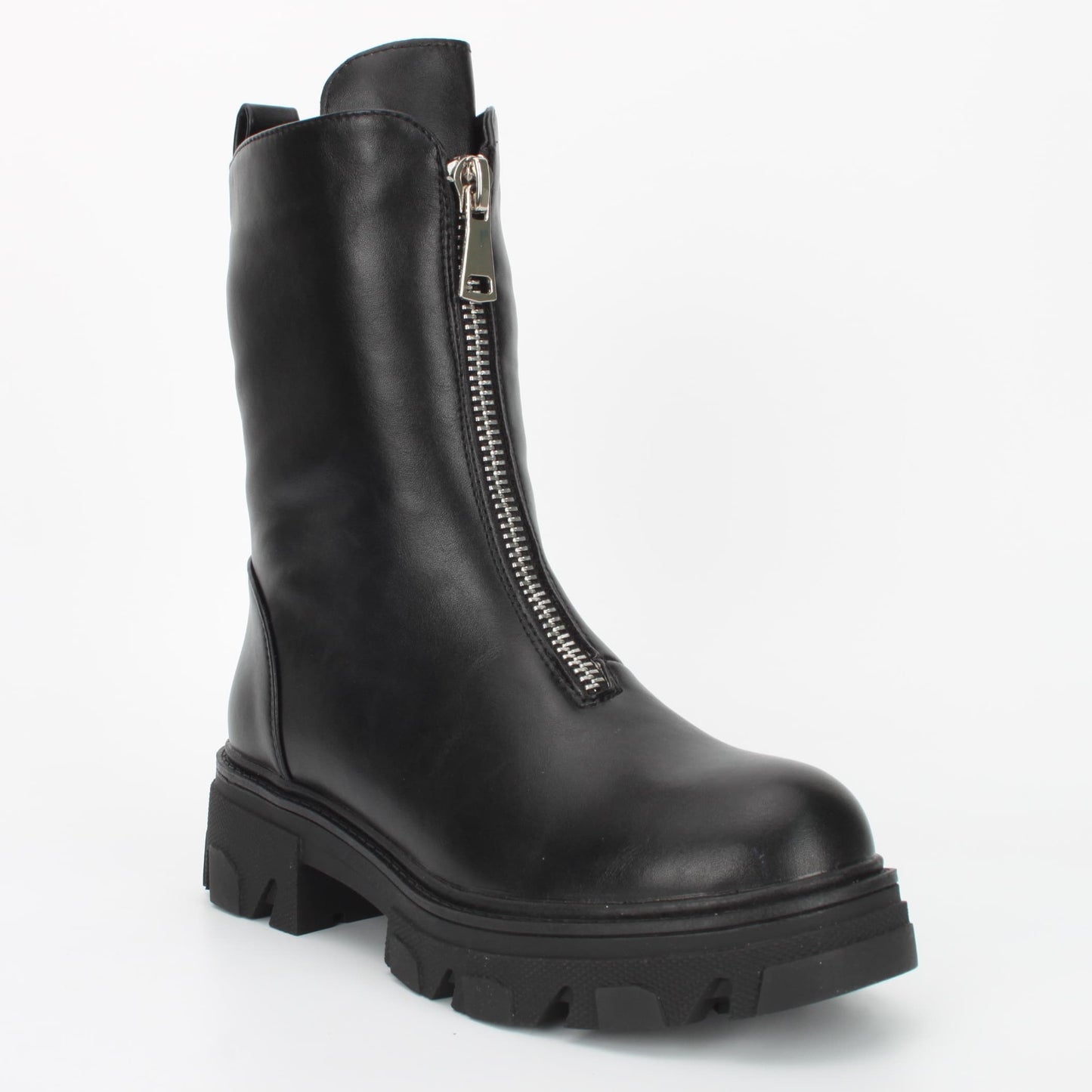 BOTTINES ZIP NOIR