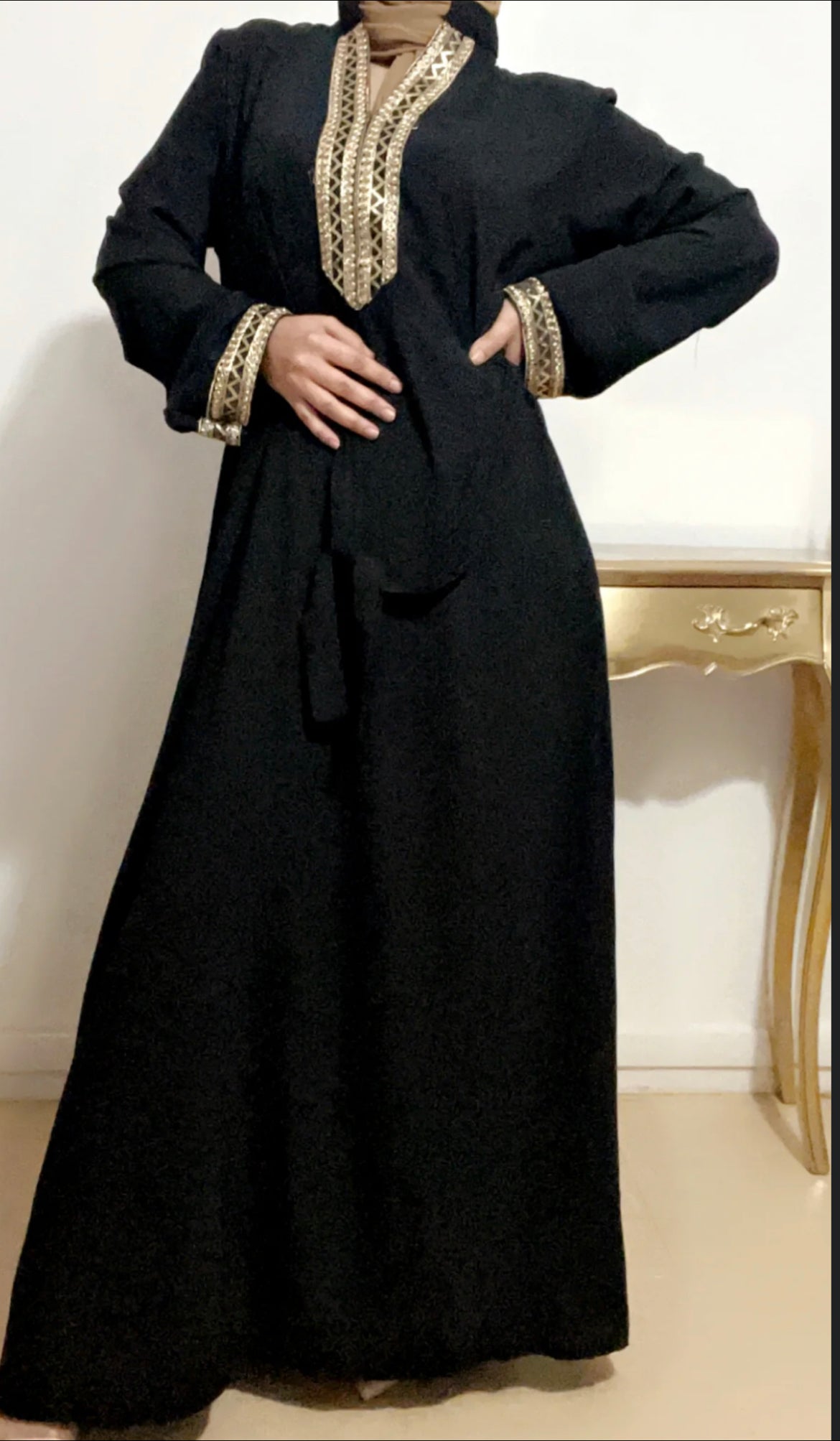 ABAYA ORIENT BLACK