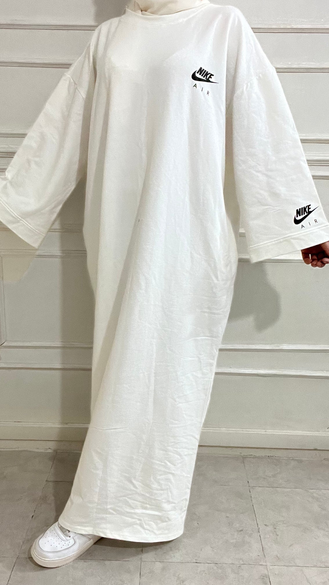 ROBE SPORTWEAR OVER BLANC