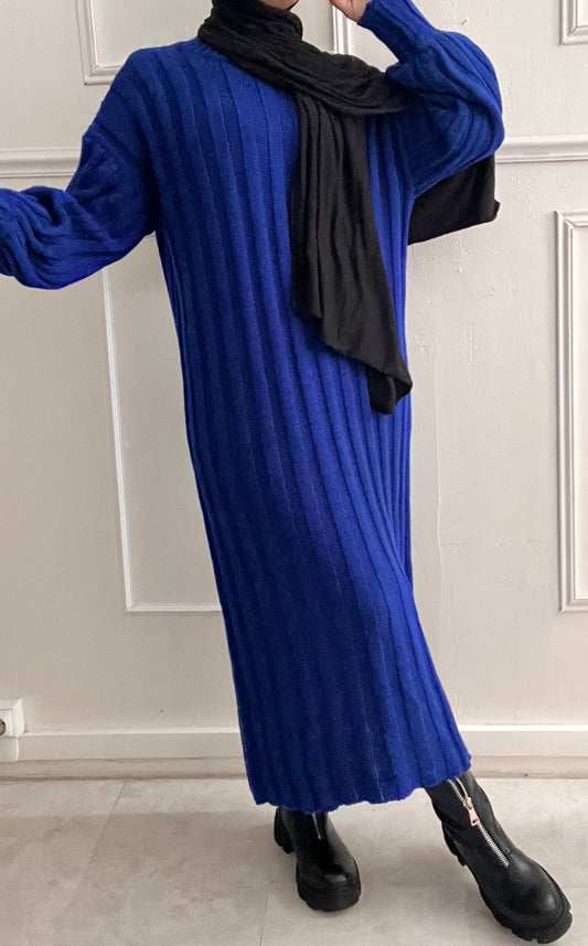 ABAYA TAMAR BLEU ROI