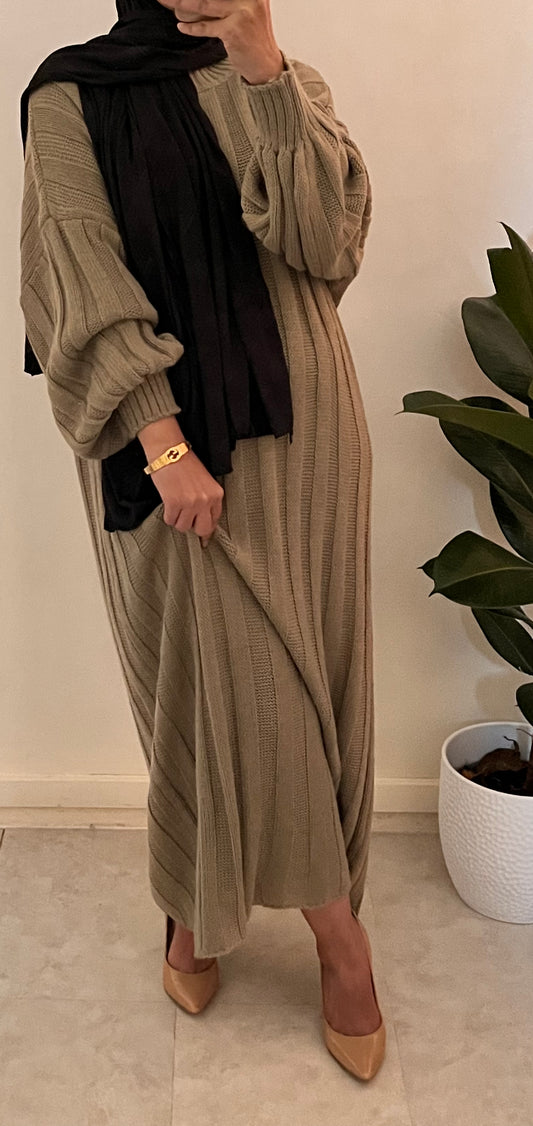 ABAYA TAMAR TAUPE