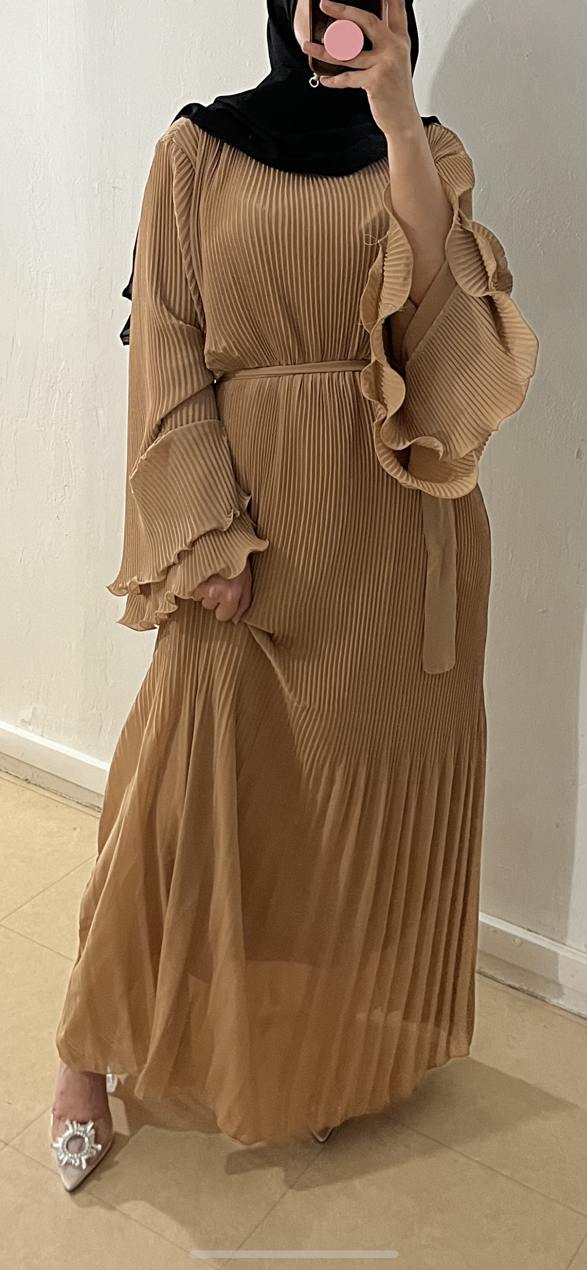 abaya plisseé