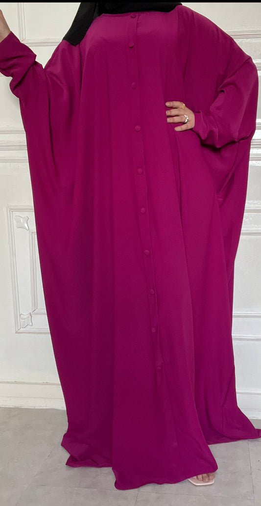 ABAYA AMYR PLUM