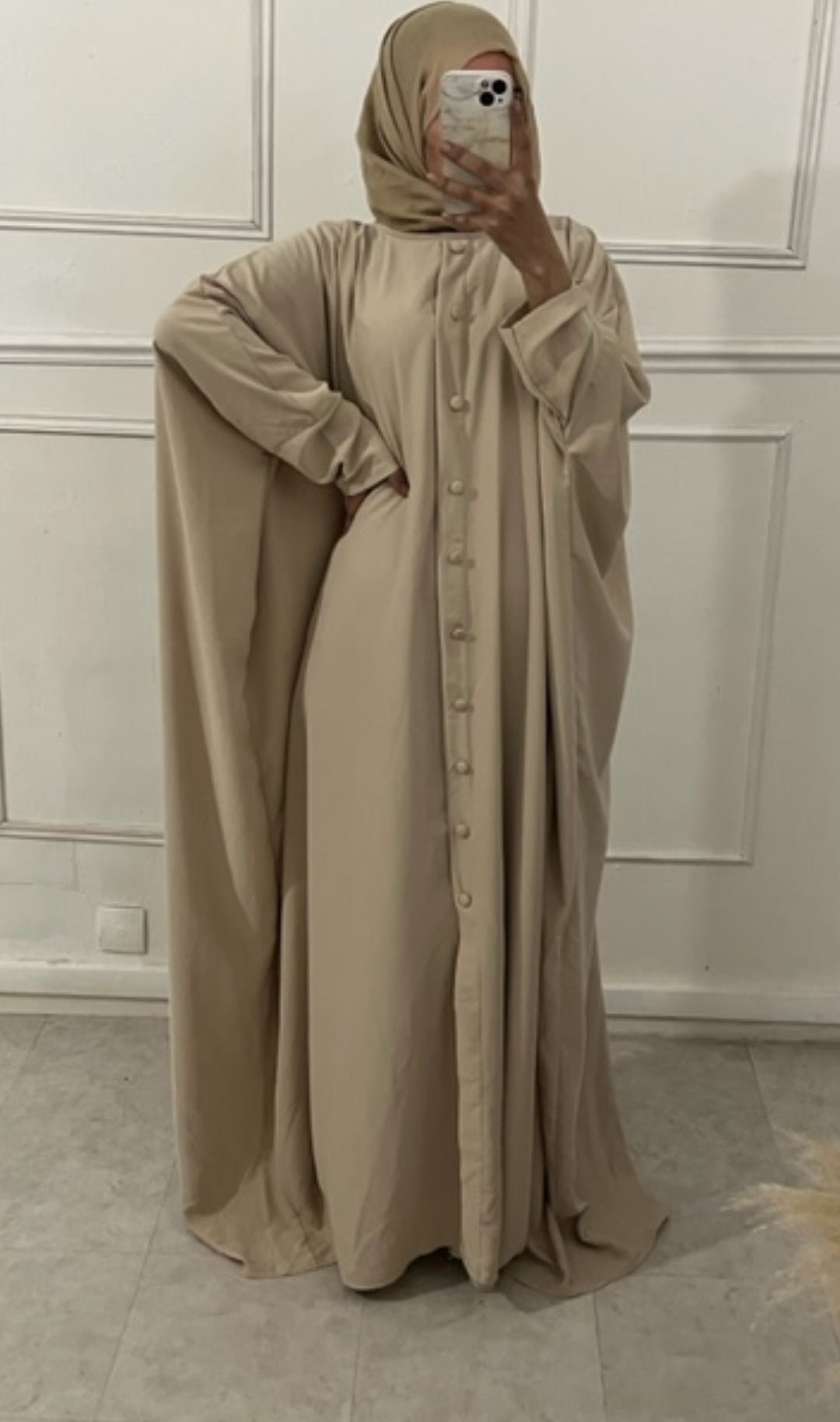 ABAYA EMYR BEIGE