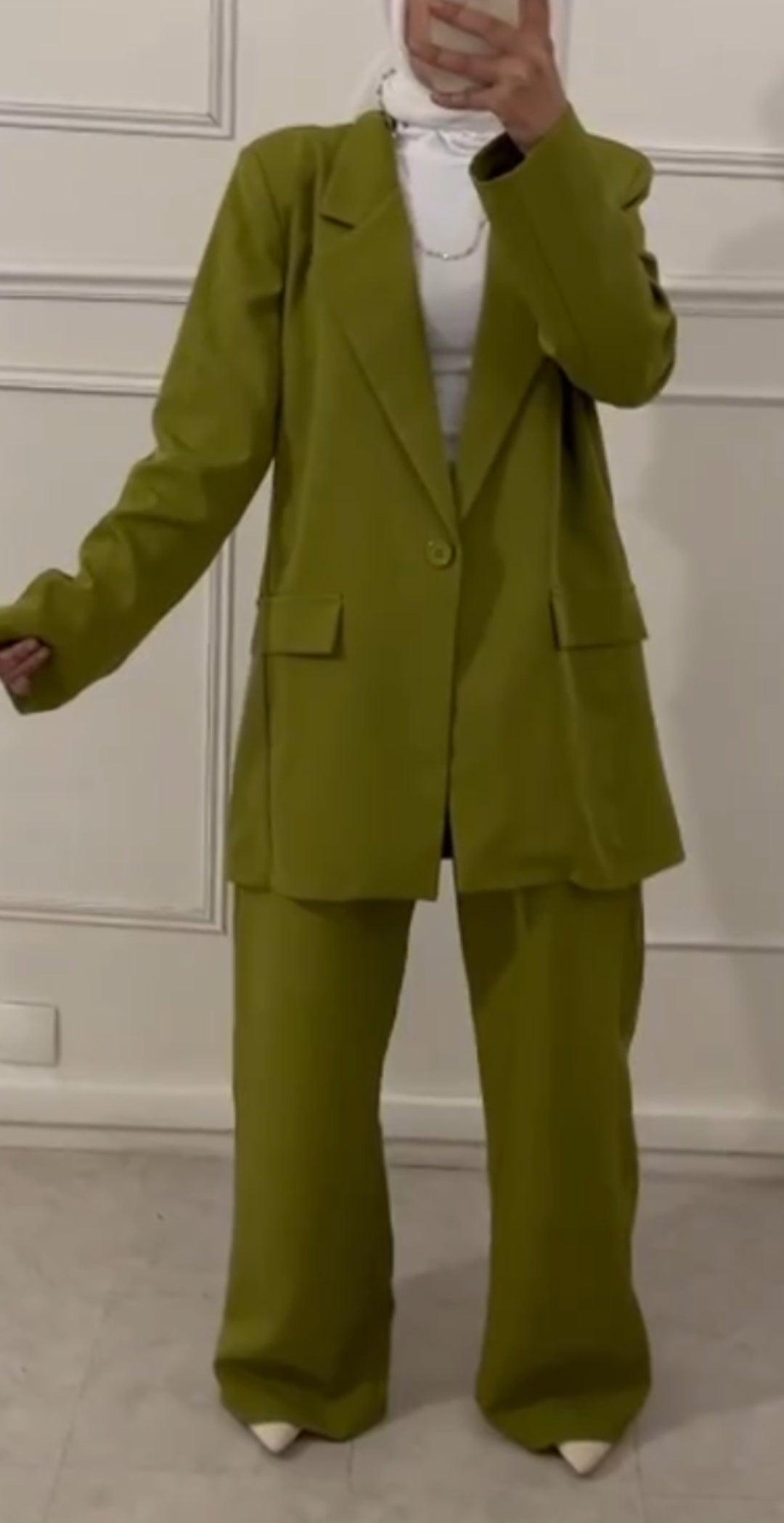 OLIVE DYNASTY SUIT