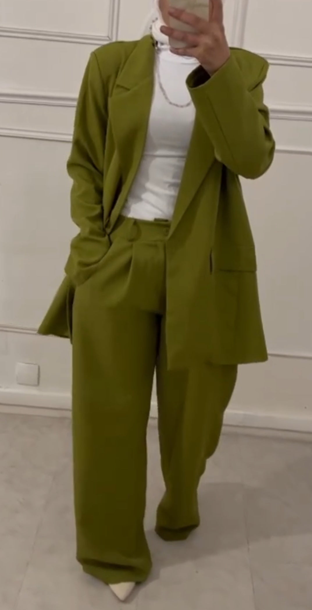 OLIVE DYNASTY SUIT