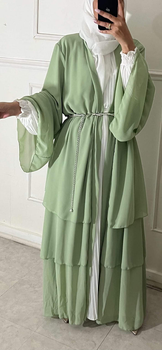 ABAYA KIMONO NEYLA water green