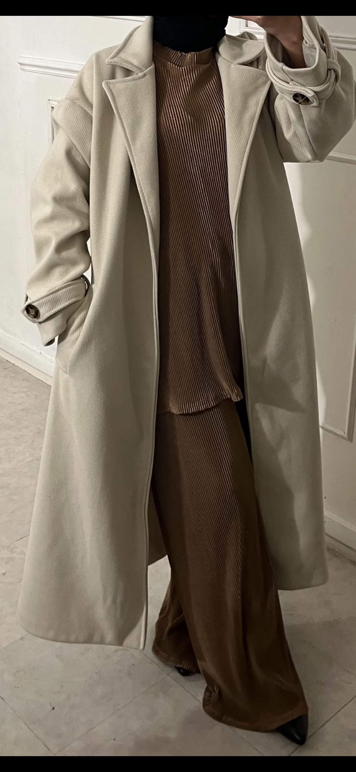 MANTEAU  WYJA BEIGE