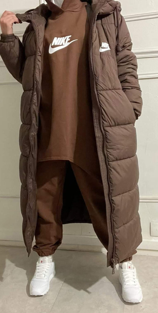 CHOCOLATE DOWN JACKET