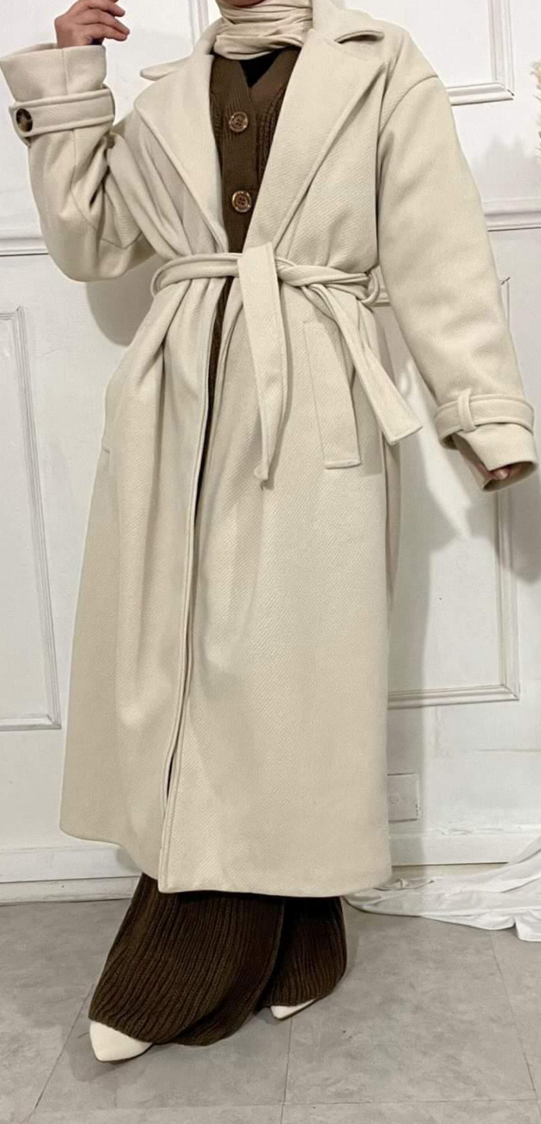 MANTEAU  WYJA BEIGE